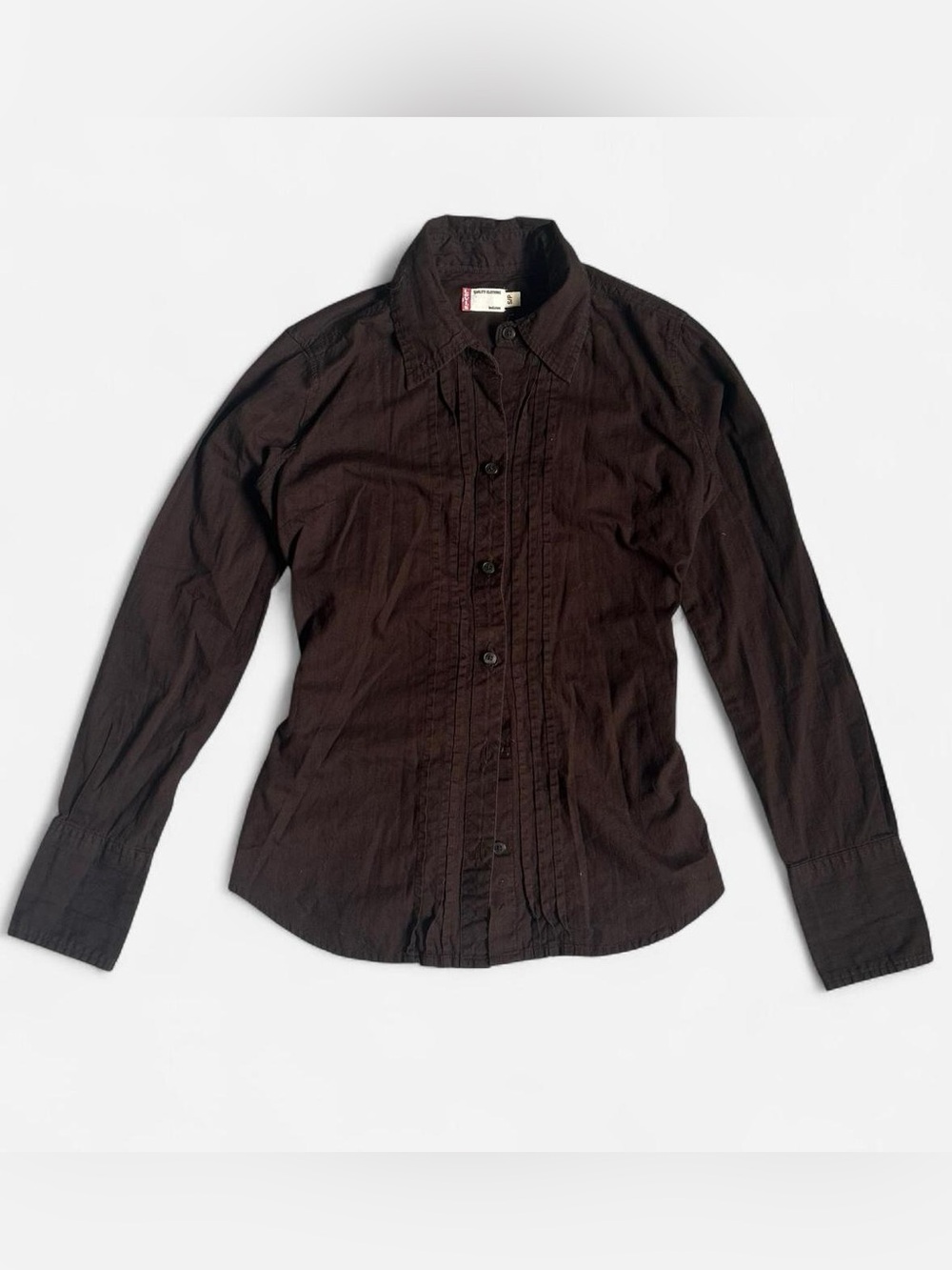 vintage Levi’s brown button up blouse - Picture 2 of 8